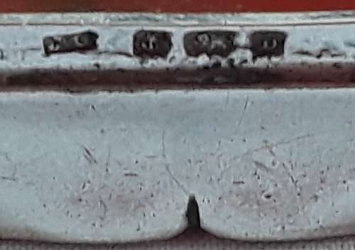 Birmingham   1901   -   Engraved  Snuff  Box