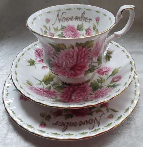Royal  Albert  ``NOVEMBER``  TRIO.