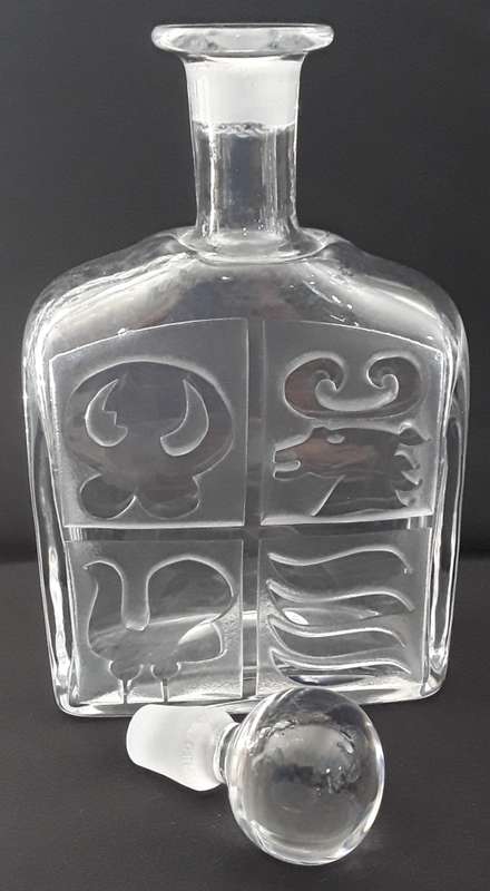 Bertil  Vallien  Boda  Afors  Decanter