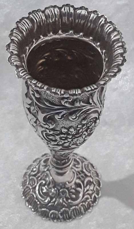 Birmingham   1911  Relief  Footed  Vase