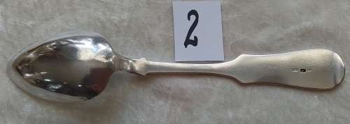 Russian Silver   Desert Spoon  [2]