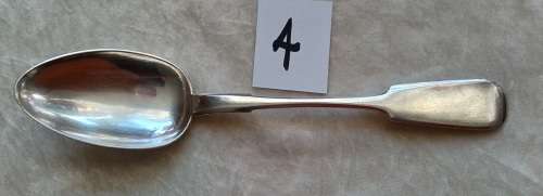 Russian Silver   Desert Spoon  [4]