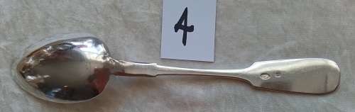 Russian Silver   Desert Spoon  [4]