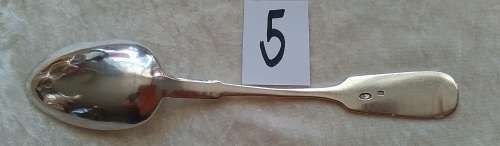 Russian Silver   Desert Spoon  [5]