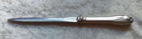 French Silver   Letter  Opener