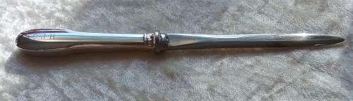 French Silver   Letter  Opener