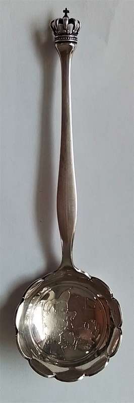 Danish  Sterling  Silver  -  c1950s  Sugar  Spoon