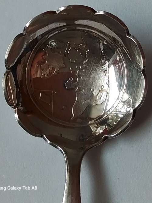 Danish  Sterling  Silver  -  c1950s  Sugar  Spoon