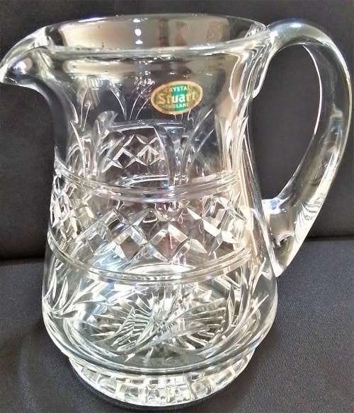 Stuart  Crystal   `IMPERIAL`   Water  Jug