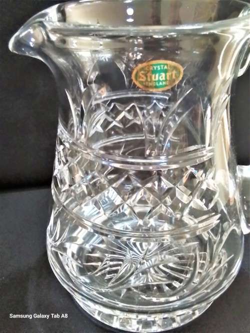 Stuart  Crystal   `IMPERIAL`   Water  Jug