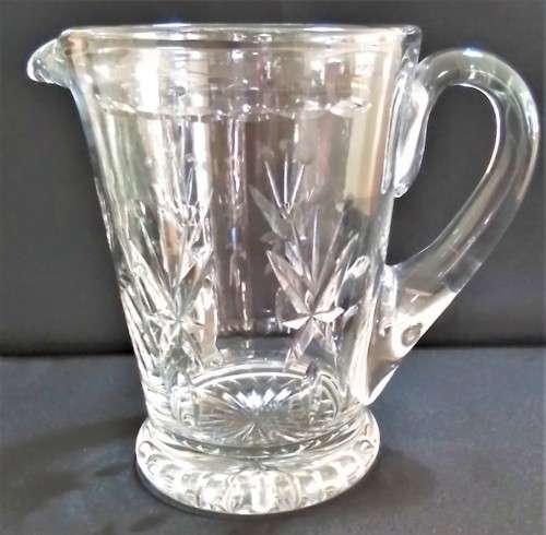 Stuart  Crystal   `Star`   Cut  Water  Jug