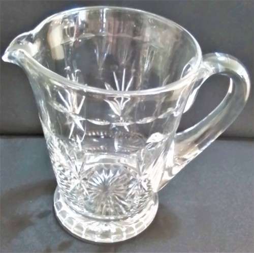 Stuart  Crystal   `Star`   Cut  Water  Jug