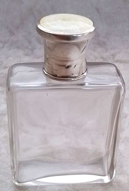 Sterling Silver / Enamel  Top Bottle