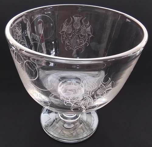 Stuart  Crystal  Footed    Bowl