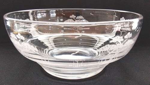 Antique  Stuart  Crystal  Bowl