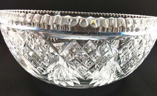 Stuart  Crystal  Heavy Cut Bowl