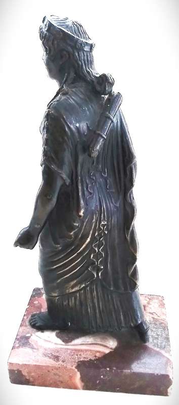 Bronze  Figure on Marble Base