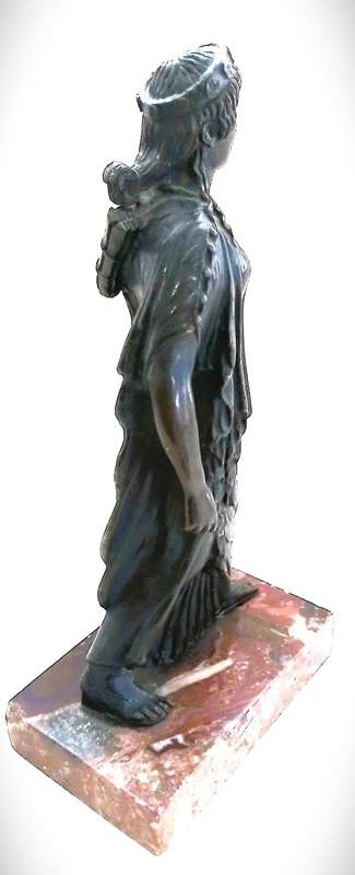 Bronze  Figure on Marble Base