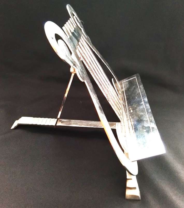 Silver Plated  Sheet Music  Stand