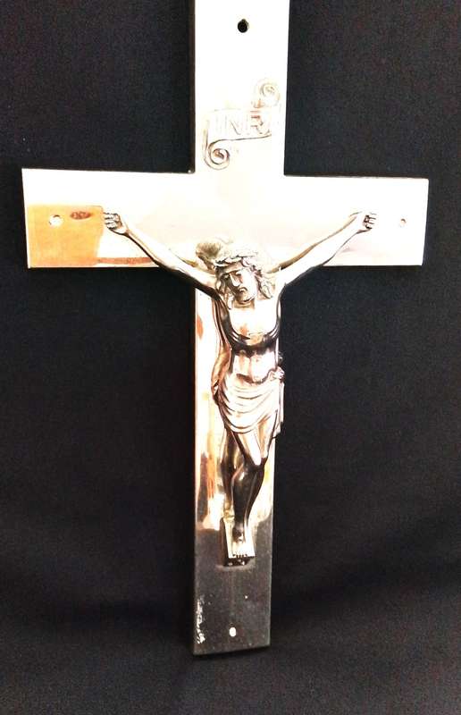 Silver  Plated  Crucifix