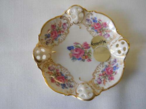 Rosenthal Floral Pierced Bowl
