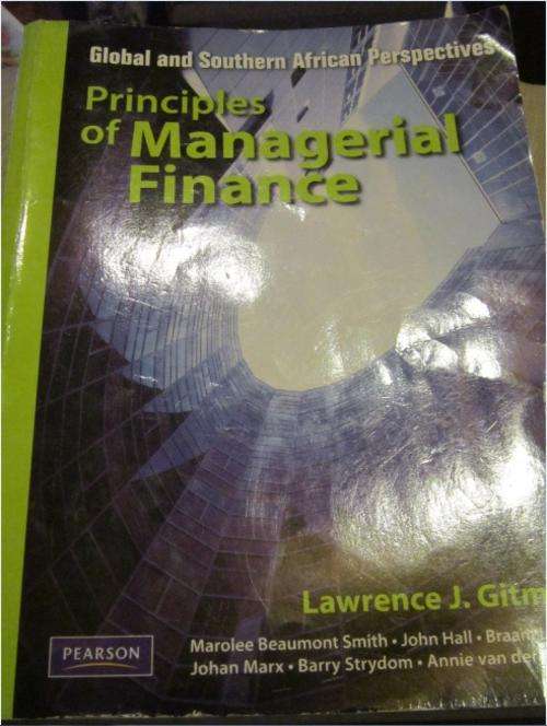Principles of Managerial Finance