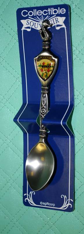 Collectible Souvenir teaspoon from Barbados in original packaging