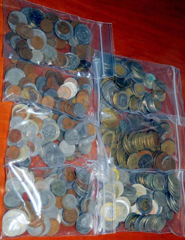 3kg Mix circulated coins from Africa