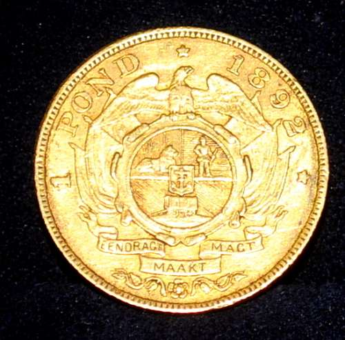 1892 Single Shaft  - 1 Pond Zuid Afrikaansche Republiek