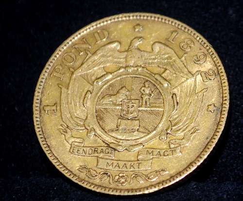 1892 Single Shaft  - 1 Pond Zuid Afrikaansche Republiek