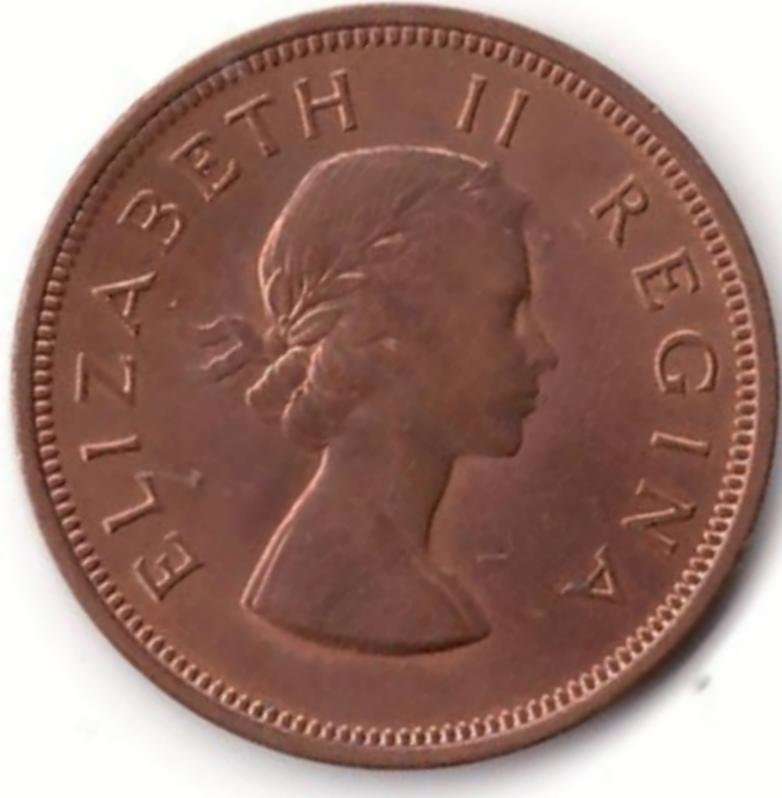 SUID-AFRIKA · 1957 · SOUTH AFRICA 1D - as per scan