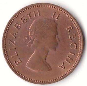 SOUTH AFRICA·1958·SUID-AFRIKA 1/2D - as per scan
