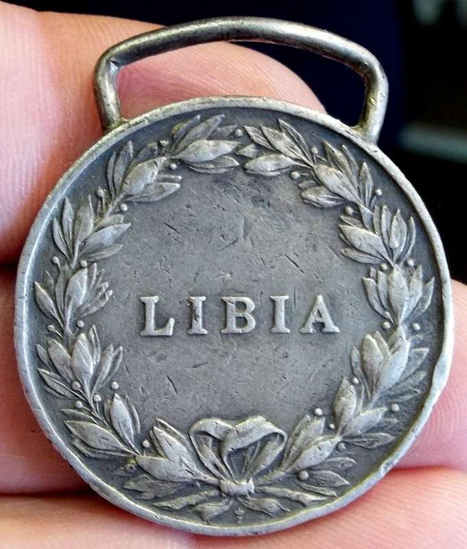*CRAZY R1 START* WWI Italian 'Libyia Campagin' Commemorative medal