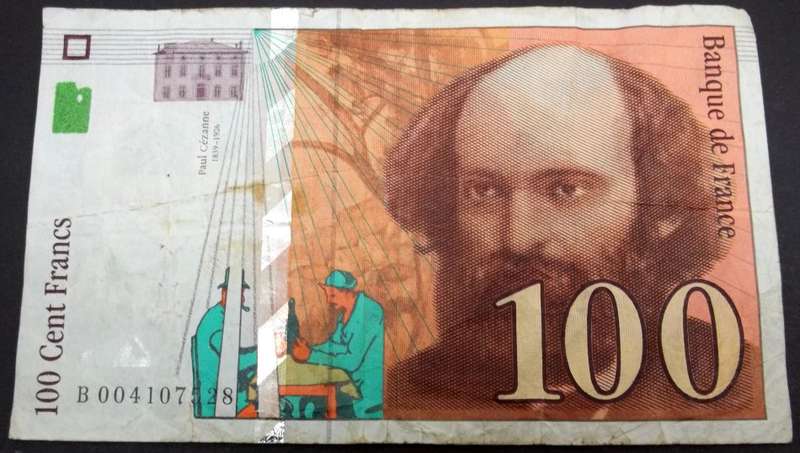 *CRAZY R1 START* France 100 Francs 1997 - Paul Cézanne