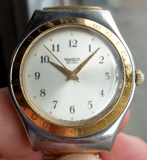 *CRAZY R1 START* swatch quartz woman's casual watch - sold for parts/restoration