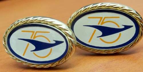 *CRAZY R1 START* 1910-1985 75yrs SA Transport Services cufflinks