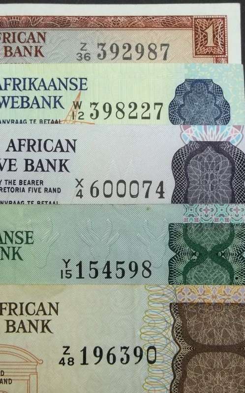 *CRAZY R1 START* SA set of Replacement notes 1970/80's
