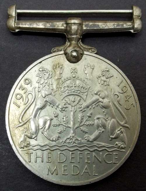 *CRAZY R1 START* WWII British Defence Medal awarded to DJJ Oosthuizen 582135