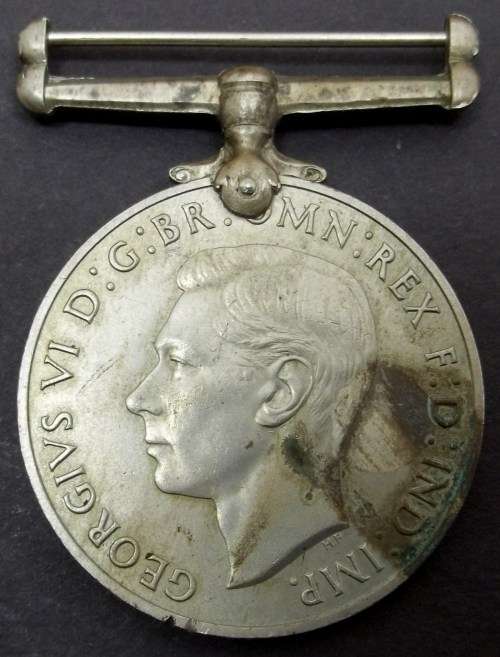 *CRAZY R1 START* WWII British Defence Medal awarded to DJJ Oosthuizen 582135