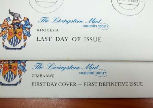 *CRAZY R1 START* 1980 First & Last Day Covers,  Rhodesia - Zimbabwe