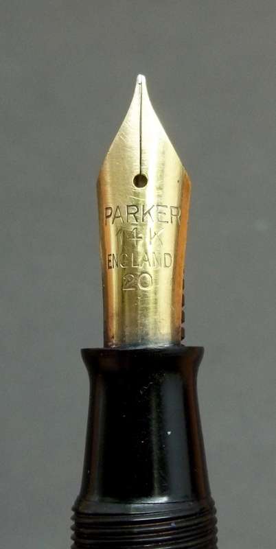 *CRAZY R1 START* 1940's PARKER Vacumatic fountain pen with 14ct nib