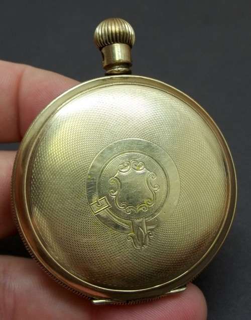 *CRAZY R1 START* Waltham USA Gold Plated pocket watch, Working - For restoration/parts