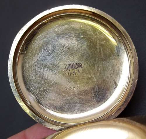 *CRAZY R1 START* Waltham USA Gold Plated pocket watch, Working - For restoration/parts