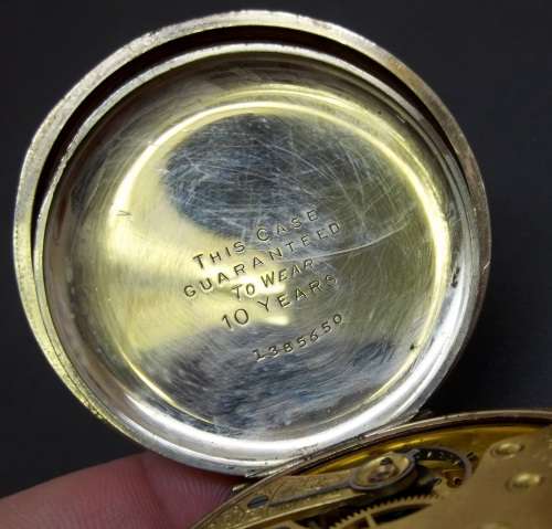 *CRAZY R1 START* Waltham USA Gold Plated pocket watch, Working - For restoration/parts