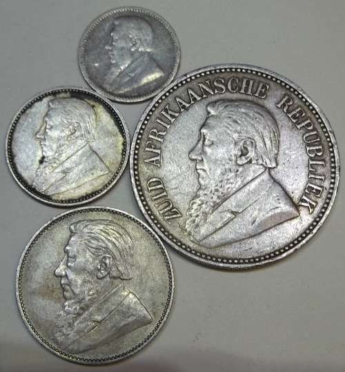 *CRAZY R1 START* ZAR - Set of 4 coins from 1897