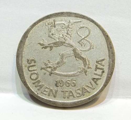*CRAZY R1 START* Finland 1 Markka 1966 Nice Condition