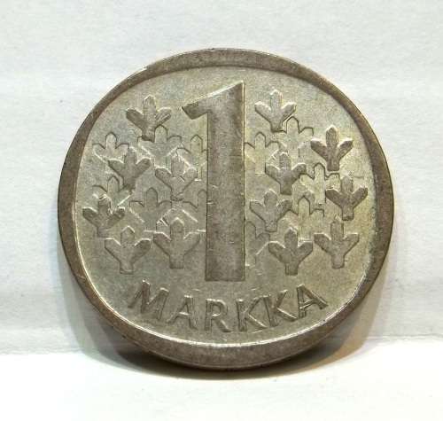 *CRAZY R1 START* Finland 1 Markka 1966 Nice Condition
