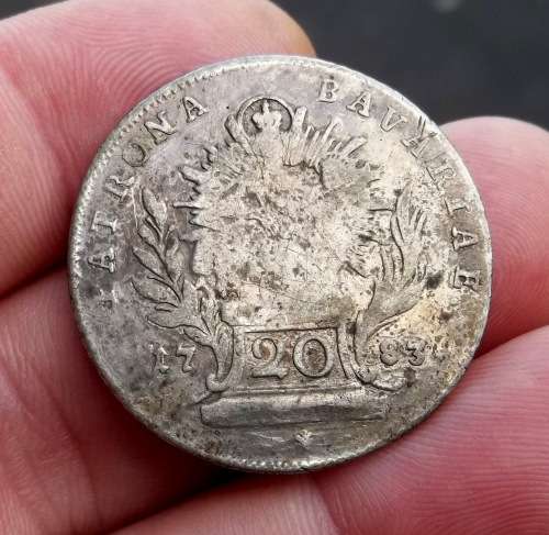 *CRAZY R1 START* Bavaria 20 Kreuzer 1783 - Filler