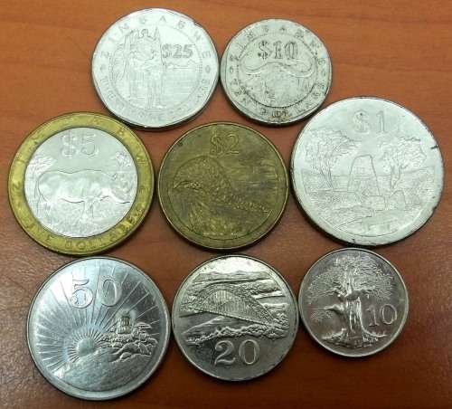 *CRAZY R1 START* Zimbabwe - Set of coins from early 2000's - bid per coin