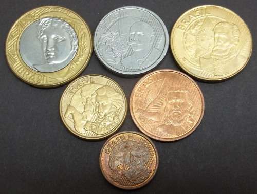 *CRAZY R1 START* Brazil - Full set of modern coins - bid per coin